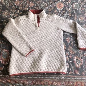 Orvis Women's Outdoor Quilted Snap Sweatshirt Oatmeal